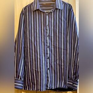 Men’s Perry Ellis Long Sleeve Button-Down